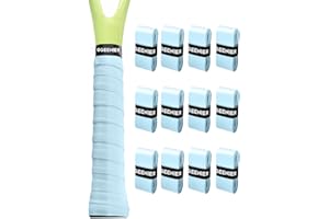 ‎OGEENIER Ogeenier 12 Pack Griffband Tennisschläger Anti Rutsch und Tennis Griffband Anti Schweiß für Tennis Griffband, Overgrip Tennisschläger, Griffband Badmintonschläger,Squashschläger,Padel