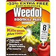 Weedol Rootkill Plus Weedkiller 8 Tubes Treats Up to 240M2 Liquid Concentrate (1)