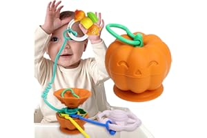 ETETOO Saugnapf Spielzeug Baby Für Hochstuhl | Cup Catcher Baby, Sichern Sie, Beißringe Und Schnuller Ihres Babys FÜR Den Hochstuhl, Geschenk 6 Monate (Orange)