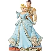 Enesco Jim Shore Cinderella ve Prince Charming Heykelciğinden Disney Gelenekleri Koleksiyonu - Taş Re&ccedil;ine El Boyalı El Boyalı
