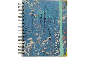 SWEETCOLOR Agenda Escolar Página por Día | Ideal para Profesores y Alumnos | Color Marrón | Medidas 2 x 18 x 21,5 cm - Sweet Color