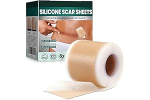 YESIMOLA Pansement Cicatrice Silicone 4x150cm, Patch pour Dissimuler les Cicatrices, Assorti au teint, Utilisé pour Dissimuler Cicatrices Postopératoires