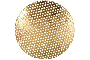 ‎NKLAUS NKlaus 3 Stück Goldene Weihrauchbrenner Sieb Ersatzgitter Durchmesser 5cm 1639