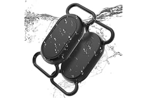 SKYARMOR Dog Collar Holder(2 Pack) for Galaxy Smarttag2, Waterproof Silicone Case for Pet Cat, Anti-Lost Scratch Resistant Protective Cover Accessory for Samsung Galaxy Smart tag2 (Black)