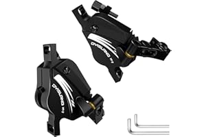 DYISLAND XT-7 Etriers de Freins à disques hydrauliques, étriers de Freins Avant et arrière à tirage par câble pour VTT/vélo de Montagne/vélo de Route/vélos électriques.