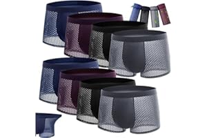 Lemooner Herren Unterhosen Atmungsaktiv -Komfort Herren Unterwäsche 8er Stück