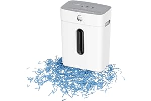 ‎HP HP OneShred 8CC Aktenvernichter P4 | Schredder Aktenvernichter mit Cross Cut Partikelschnitt | Papierschredder für Zuhause & Büro | 8 Blatt Schnittleistung | Shredder Papier mit 15L Auffangbehälter