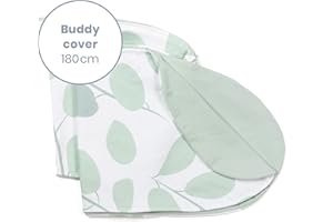 Doomoo Funda de cojín de lactancia de 180 cm – Funda de repuesto para nuestro clásico cojín de lactancia – Lavable y extraíble para que puedas utilizar tu almohada multifunción a diario.