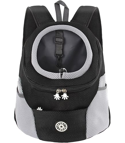 Dog Full Body Lift Harness For Small Dogs, 2025 New Hands Free Shoulder Yorkie Carrier, Adjustable Breathable Vest Straps With Small Puppy Treat Bag ,Black ,S