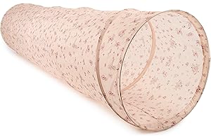 Bieco Tunnel Enfant XXL Dreamy Flowers | 180 x 46 cm | Jeux Exterieur Enfant 1 Ans