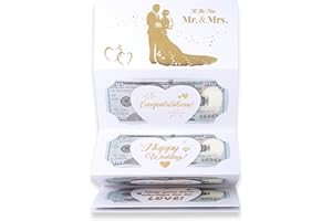 HOMANGA Bridal groom carte de mariage, enveloppe cadeau de mariage en espèces, porte - monnaie de de wedding, carte de en espèces (pour les nouveaux arrivants)