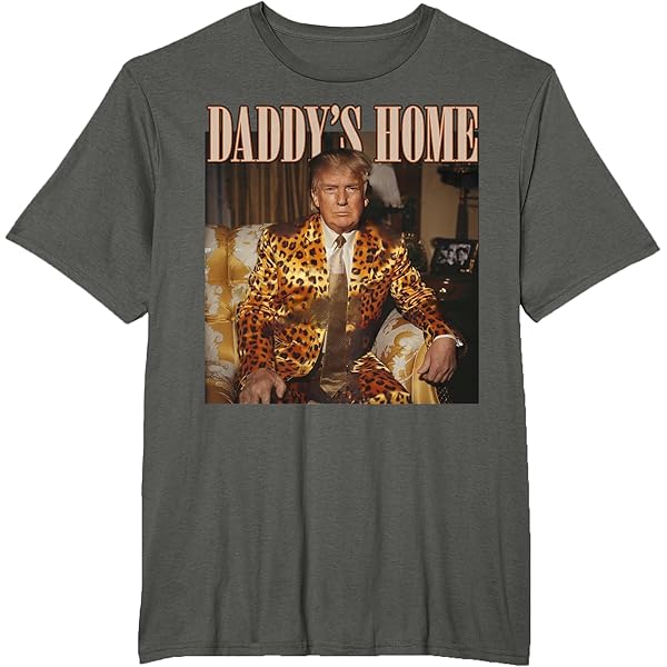 T-shirt Trump/Savior Pour Homme - Blanc, Taille L - Design Exclusif Et Sérigraphie