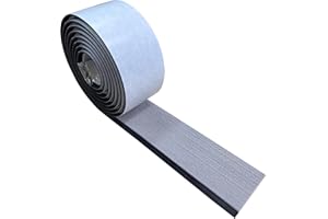 HZCHIONE EVA Foam Boat Decking Flooring 240x41/55/90cm Faux Teak Boat Floor Mat Self-Adhesive Boat Marine Carpet Non-Slip Foam Boat Deck Rolls Sheet for Boats Pontoon Yacht Swim Platform Helm Pad