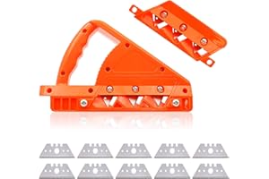 ZHIQIN Cortador de Placas de Pladur Cepilladora Manual Placas De Yeso Cortador de Bordes de Yeso with 45 ° and 60 ° Cortadora De Chaflán Herramientas De Corte pladur para carpintería