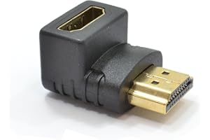 KENABLE HDMI Masculino a Femenino Derecho ángulo Adaptador 90 Grado