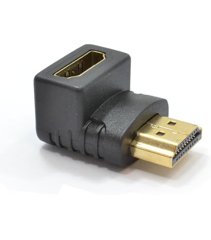 HDMI-Kabel Mit Ethernet & 270° Winkel – 1,5 M, Vergoldet, Für 4K, PS5, Xbox, Smart TV