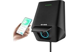 WISSENERGY 7,4 KW Wallbox per Veicoli Elettrici con APP, [ Monofase | 6A-32A | 6M ] con Sbocco Tipo 2, Terminale di Ricarica per Veicoli Elettrici Modalità 3 con Standard EU IEC 62196-2 per BEV/PHEV