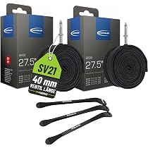 2x Schwalbe Marathon Plus Performance SmartGuard E-50 Reifen + 2x Schläuche, 40-584 (27,5x1,50), Reflexschwarz