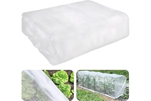 Hywean Red Anti Insectos 2Mx5M Malla Fina Anti Insectos Red de Jardín Red Antipájaros de Protección para Plantas Frutas Flores Cultivos Mosquitero