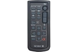 VINABTY RMT-DSLR1 Ersatz Fernbedienung für Sony Alpha DSLR-A230 DSLR-A330 DSLR-A380 DSLR-A390L DSLR-A550 DSLR-A700 DSLR-A900 SLT-A55 NEX-3A NEX-3D NEX-3K NEX-5A NEX-5D NEX-5K NEX-5ND NEX-5NK NEX-5NY