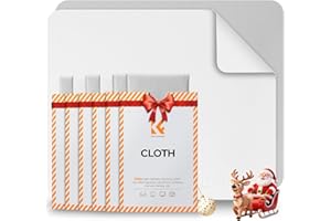 K&F CONCEPT Glasses Cleaning Cloth | Premium Microfiber Cleaning Cloths, Lens Cleaning Cloth for Camera Lenses, Eyeglasses, Screens, Cameras, Tablets -Washable, 6 Pack, 6 x 7 inches (15 x 18 cm)