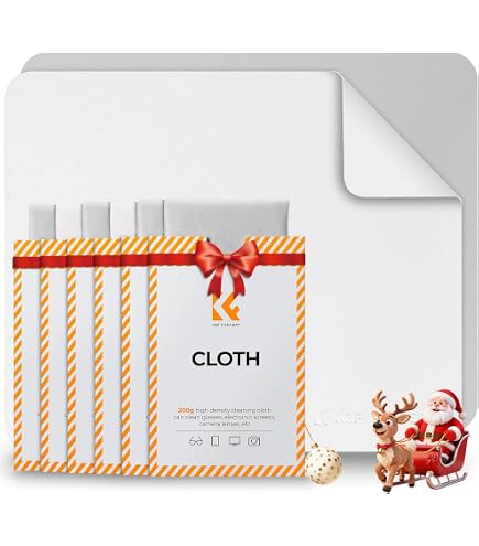 50 Chiffons Microfibre Pour Lunettes, écrans, Objectifs - Taille 10x10cm, Non Pelucheux