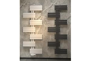 MCHeat® Handtuchheizkörper Badheizkörper Design Heizkörper Flach Vertikal Anthrazit 600x1640 mm | Handtuchwärmer Badezimmer Heizkörper Wandmontage Seitenanschluss | Modern & Effizient – 631W