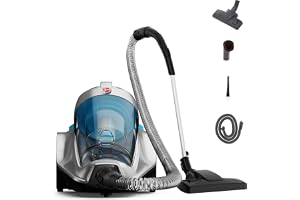 Hoover Power 7 Powerful Canister Vacuum Cleaner, 2400 Watt, 4L Large Capacity, HEPA Allergy Filter, Strong Suction, Ideal for Carpet, Hard Floors & Pet Hair – HC84-P7A-ME