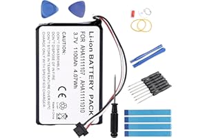 Fuworance 1100mAh 3.7V GPS Batterie Compatible avec Tomtom Go 6100, Go 600, Go 610, Go 620 World, Go 620 (2016), Go Essential 4FA60, AHA1111107 + Repair Tool 1100mAh Li-ION Battery