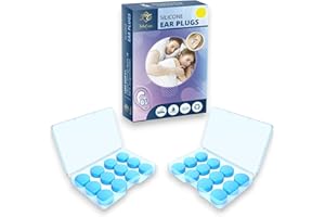 TC TALACANO Tapones Oidos Ruido Dormir Pack 24 TALACANO - Tapones para dormir - Tapones dormir - Tapones oidos ruido silicona - Tapones Oidos Natación - Moldeables Reutilizables - Tapones Cancelación Ruido…