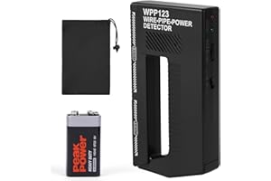 Flintronic Metal Detector Piccolo, Scanner da Parete Ad Alta Sensibilità, Indicatore LED Integrato e Luce di Allarme, Con Batteria, Scanner Da Parete Rilevatore