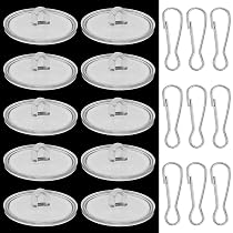 Ganci Adesivi Per Soffitto - 30 Pezzi Trasparenti, Per Decorazioni, Senza Chiodi, Portata 0,5 Kg