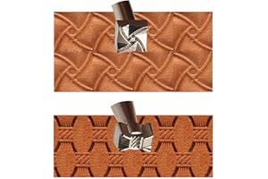 PANSHIYON Lederstempel, 2 Stück, professionelle Lederstempelwerkzeuge für Lederarbeiten