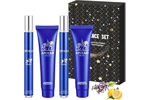 KERCAMKEL Premium Parfüm Herren Geschenkset,2x 35ml Männer Parfüm+2x35ml Duschgel,Langanhaltender Duft Eau de Toilette,Herrenparfüm mit Noten von Zitrone, Salbei und Aquatischen Akkorden