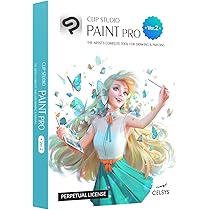 CLIP STUDIO PAINT PRO - Version 2 | Perpetual License | for
