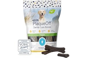 ProDen PlaqueOff 13 Dental Bones for Medium & Large Dogs, Tartar, Plaque & Bad Breath Remover, Improves Overall Oral Health Flavour (Vegetable Fusion)