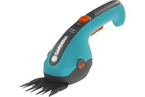 Gardena cisaille à gazon ClassicCut Li : coupe-bordures avec largeur de coupe de 8 cm, poignée confort, changement de lame sans outil (9853-20)