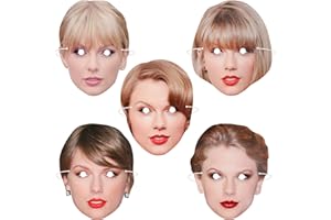 Wonlonda Star Face Mask 5 pcs Party Decorations Mask for Street Party