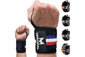 MERCURYAL Polsini Palestra - Polsiere Palestra - Nuovo design Paesi Avanzato - Fascette Palestra - Fasce Polsi Palestra - Accessori Fitness, Bodybuilding, Crossfit, Gym per Uomini e Donne