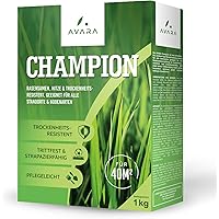 AVARA Champion - Rasensamen - dürreresistent - geeignet für alle Standorte & Bodenarten - 1kg