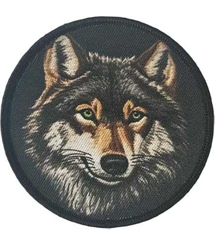 Taktisches Patch Abzeichen - Böser Wolf Klettaufnäher Für Jacke & Rucksack