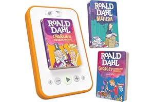 voxblock Wifi & Screen-Free, Portable Kids Audio Book Player | Roald Dahl Kids Audio Books Starter Pack - inc. Matilda Book & 2 more Road Dahl Books