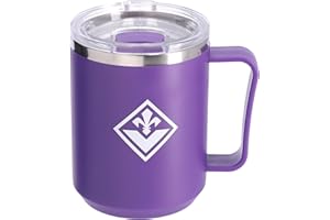 Only4fan S.r.l. ACF Fiorentina Tazza Acciaio Termica Prodotto Ufficiale, logo istituzionale