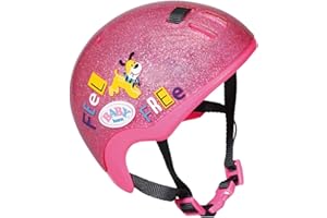 BABY born Fahrradhelm für 43 cm Puppen - Hochwertiges Puppenzubehör - Geeignet für Kinder ab 3 Jahren, Rosa