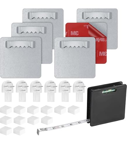 Beehive Picture Hangers – 144-teiliges Bilderaufhängeset, Voll Verstellbar, Kein Messen Nötig, Für Trockenbauwände