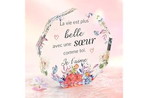 RATIFYALE Cadeau Soeur Idee Cadeau Soeur Anniversaire Cadeau pour Soeur Cadeau Anniversaire Soeur Cadeau Grande Soeur Cadeau Soeur Noel Cadeau pour Ma Soeur Cadeau pour Sa Soeur Idee Cadeau Soeur Original