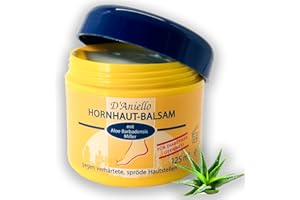 ‎D'ANIELLO D'Aniello 125ml Hornhautentferner lösung Balsam mit Aloe Vera Gel - Fußpflege - Fußcreme - Fußmaske - Schrundensalbe Füße - Urea Creme