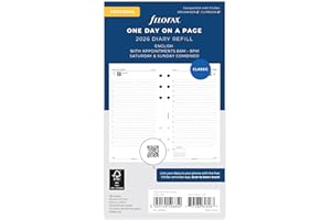 Filofax Agenda giornaliera personale 2026 in 5 lingue, 26-68442