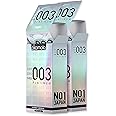 OKAMOTO Japan’s Best 003 Platinum Condoms | Thinnest Premium Condoms for Men - Made In Japan | 0.03 mm thin (2 x 10s)