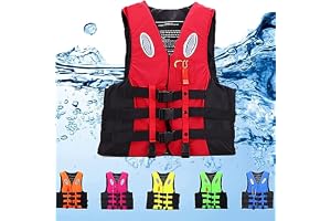 Gilet De Sauvetage Néoprène Adulte Et Enfant - Aide à La Flottabilité Réglable, Sans Gonflage - Pour Natation, Bateau, Kayak